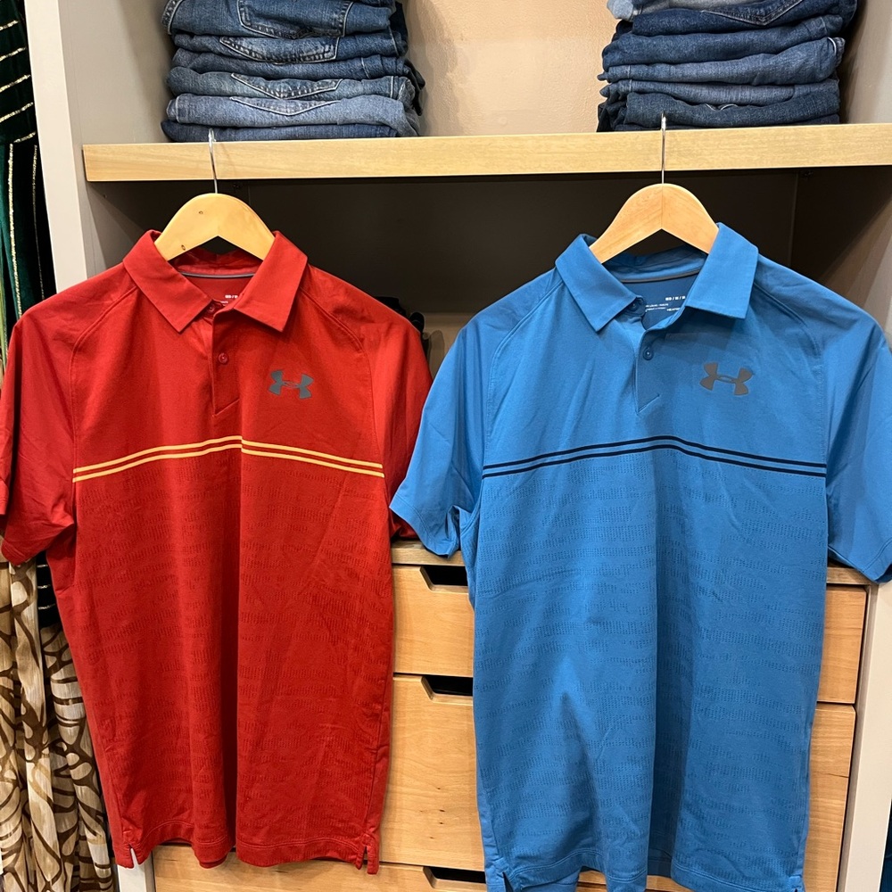 Under Armour Performance Polo Shirt in Classic Red
